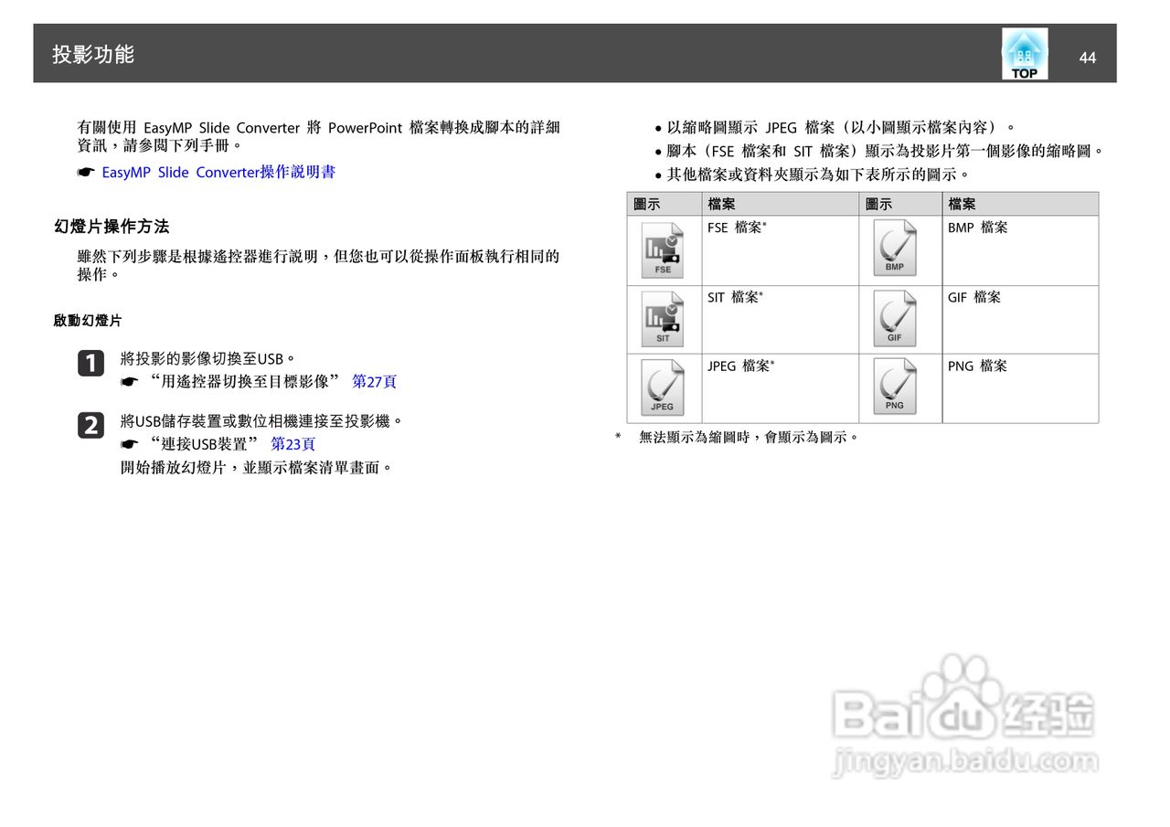 爱普生EB-1750投影机使用说明书:[5]