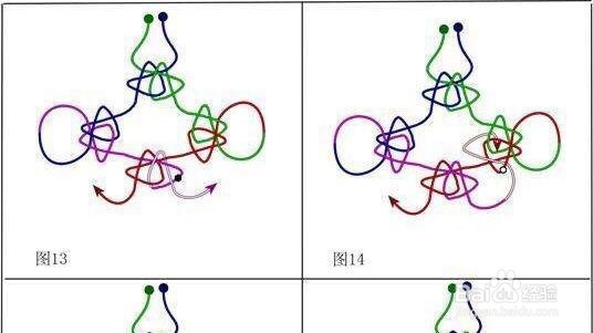 冰花结四叶草如何编