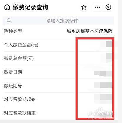 农村医保怎么查询缴费记录