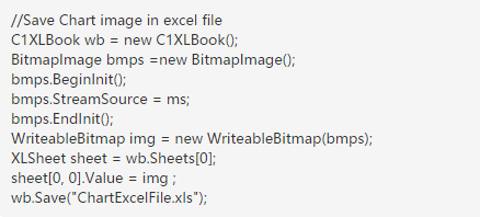 ComponentOne使用教程之将C1Chart导到Excel文件
