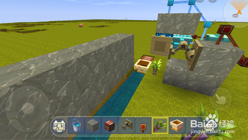 迷你世界中如何制作甘蔗自动收割机