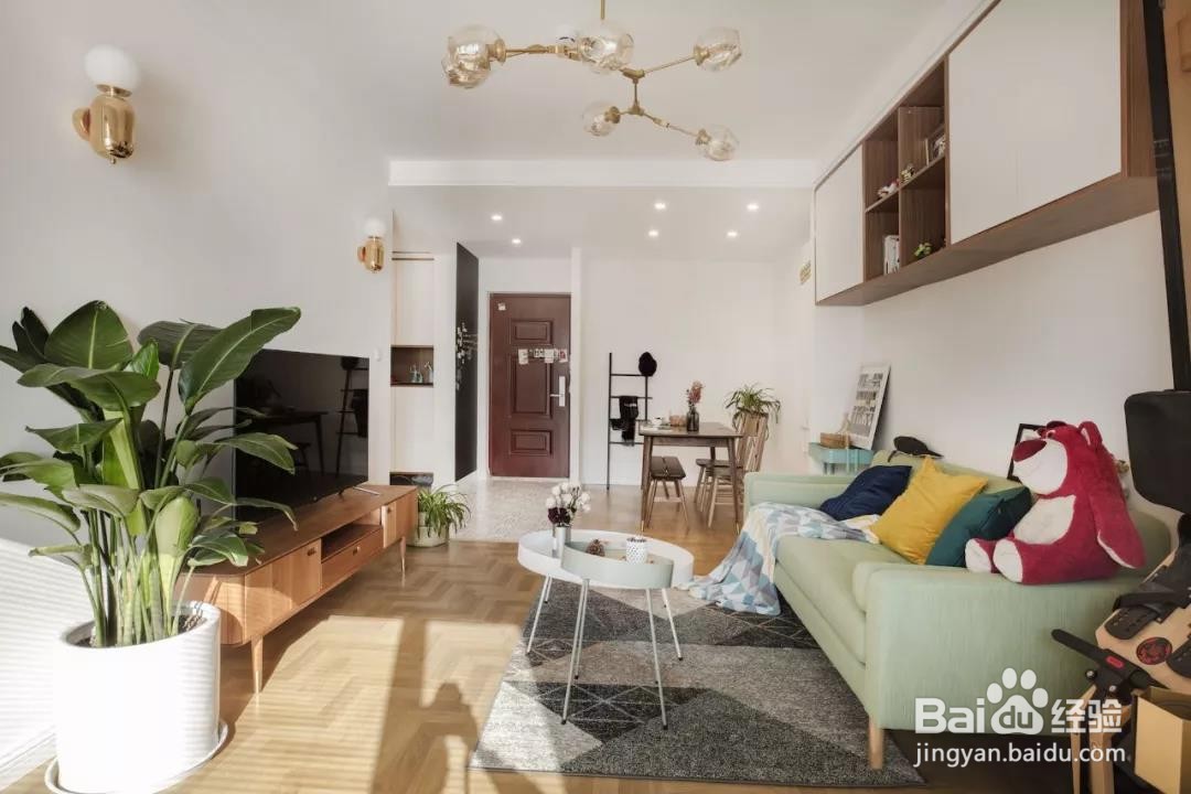 小俩口花6万半包装80㎡北欧风