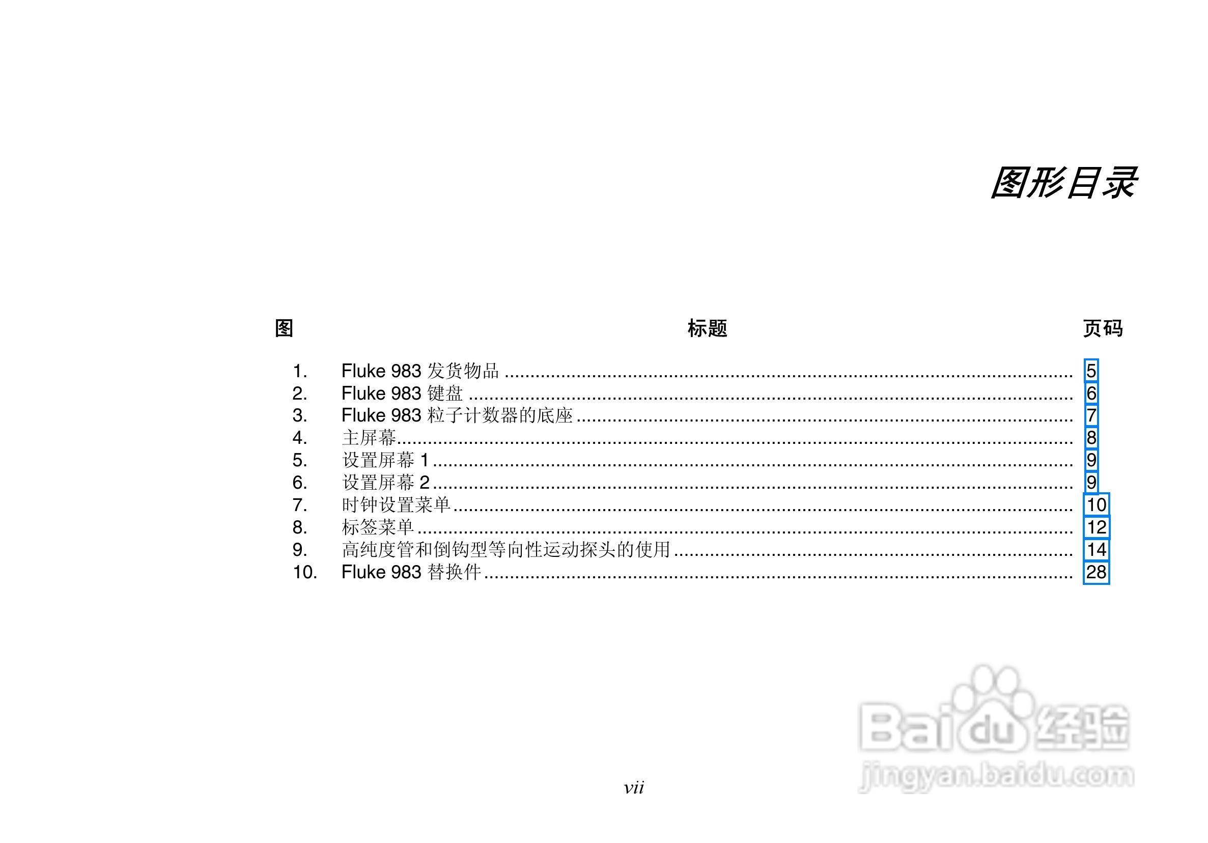 福禄克Fluke 983粒子计数器使用说明书:[1]