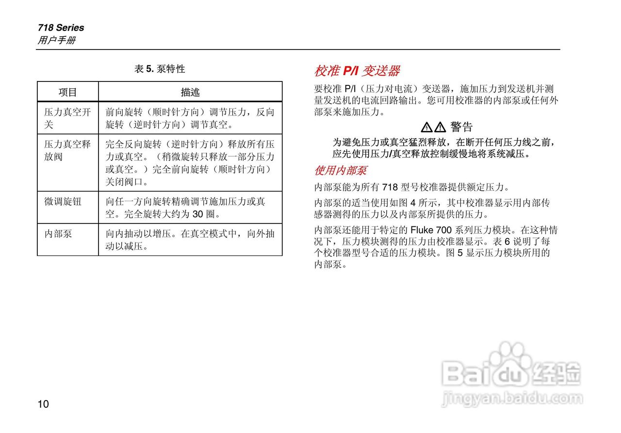 福禄克Fluke 717 系列压力校准器使用说明书:[2]