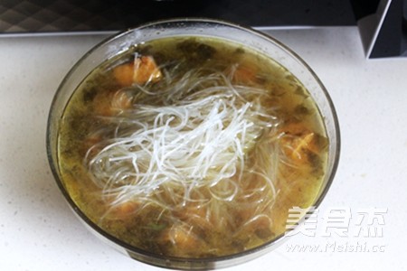 微波油豆腐粉丝汤