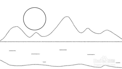 秋晚的江上怎么画