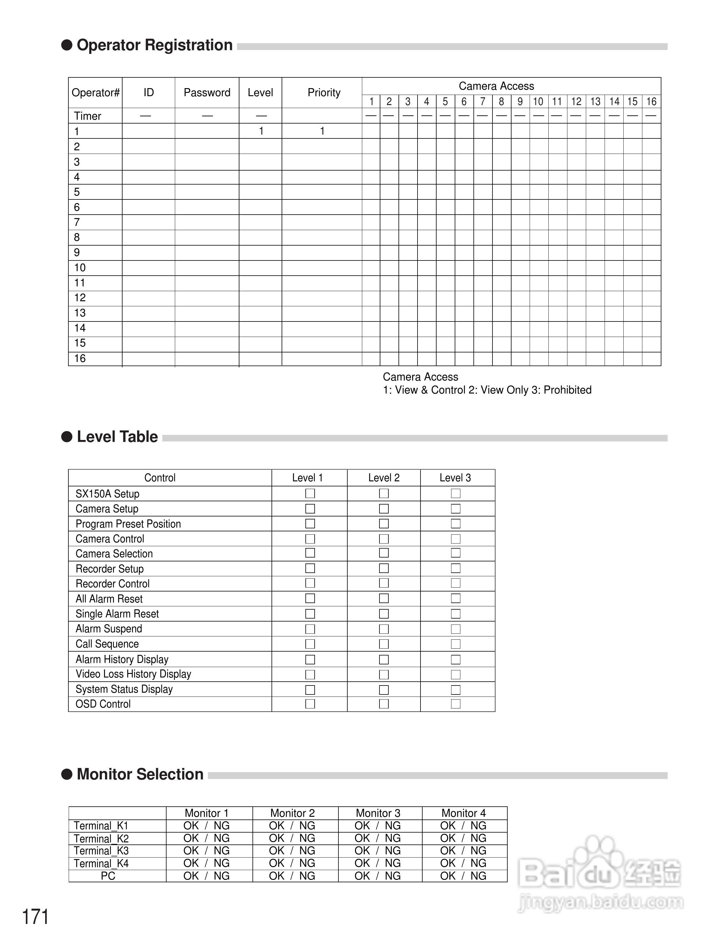 松下WJ-SX150A矩阵切换器使用说明书:[17]