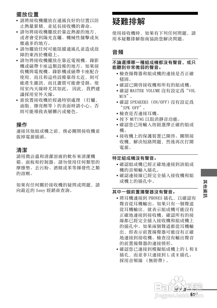 SONY STR-DG520功放使用说明书:[4]
