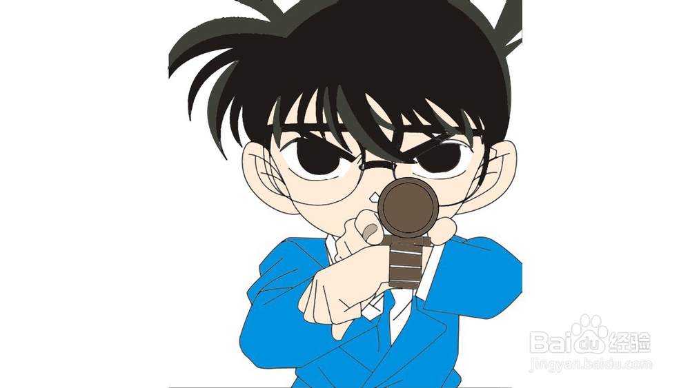 名侦探柯南简笔画