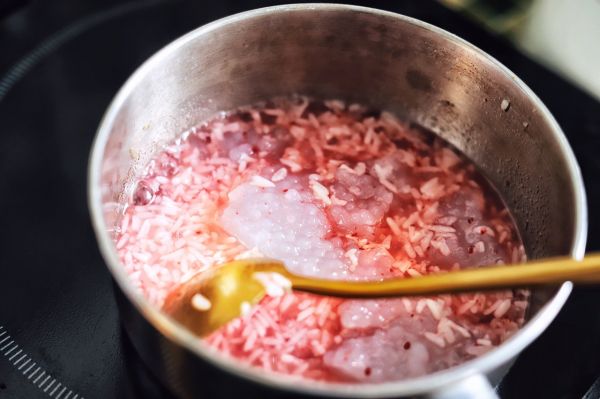 酒酿蔓越莓西米露