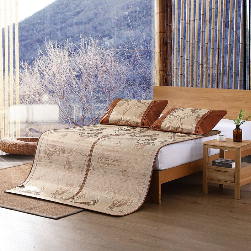 坚固耐用无毛刺的碳化竹席精选