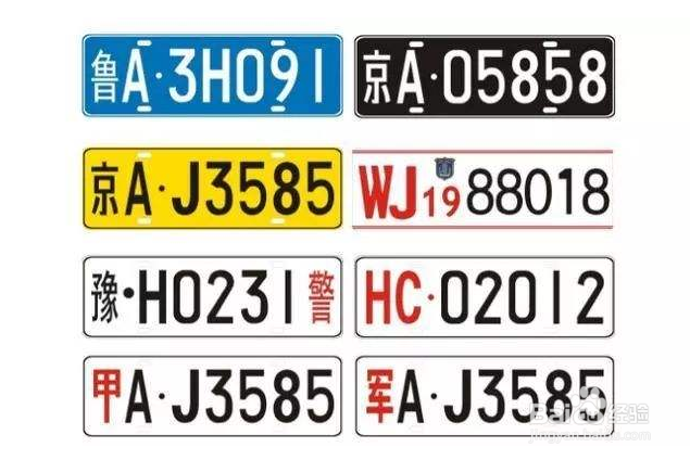 车牌号内容解读