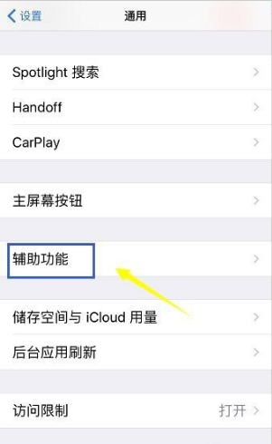苹果的悬浮球在哪里打开