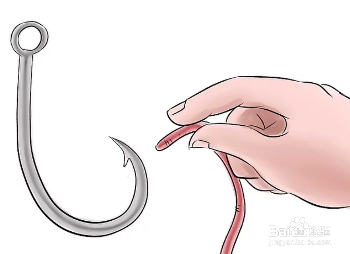 如何简单装虫饵