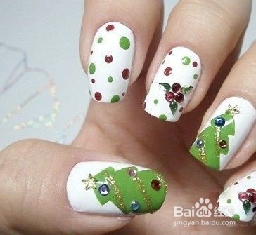 圣诞节降至，如何过个有气氛的节，从美甲开始吧