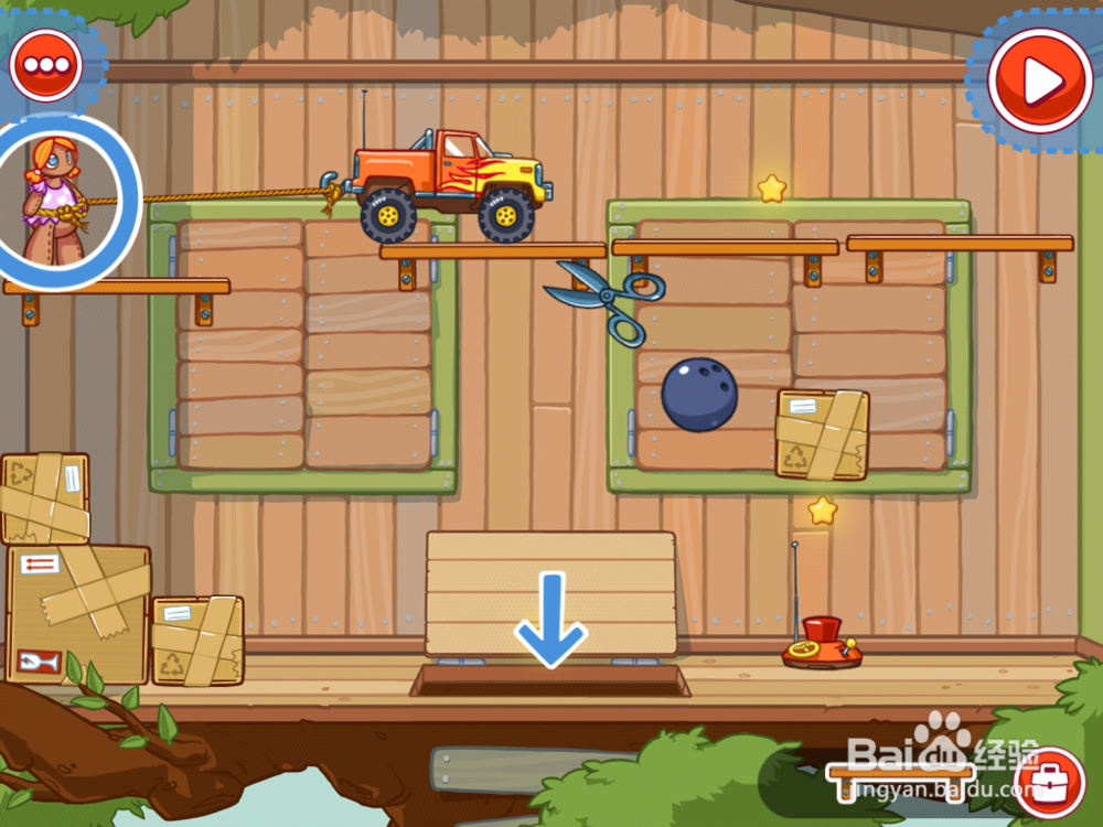 神奇的阿力攻略第四关12-22(最少道具三星过关)