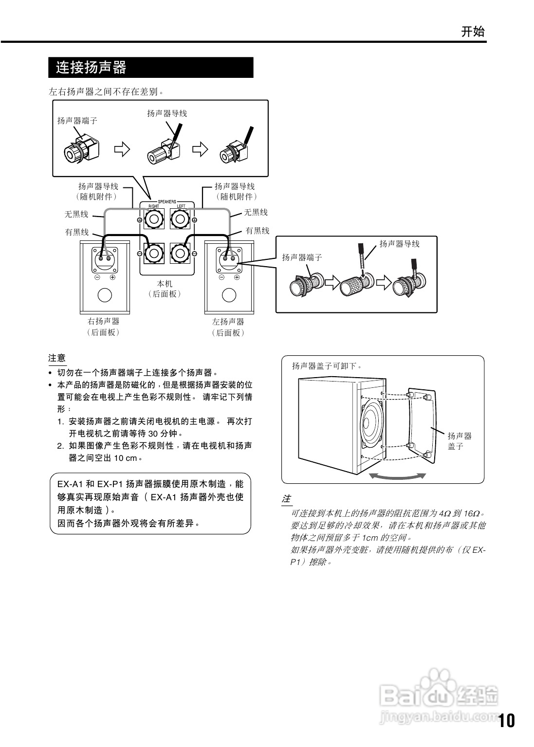 胜利者迷你音响EX-A1型使用说明书:[3]