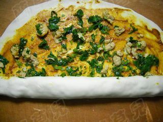 咖喱芹菜鸡蛋饼