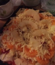 芝士椰油底薄饼水果挞比萨的做法