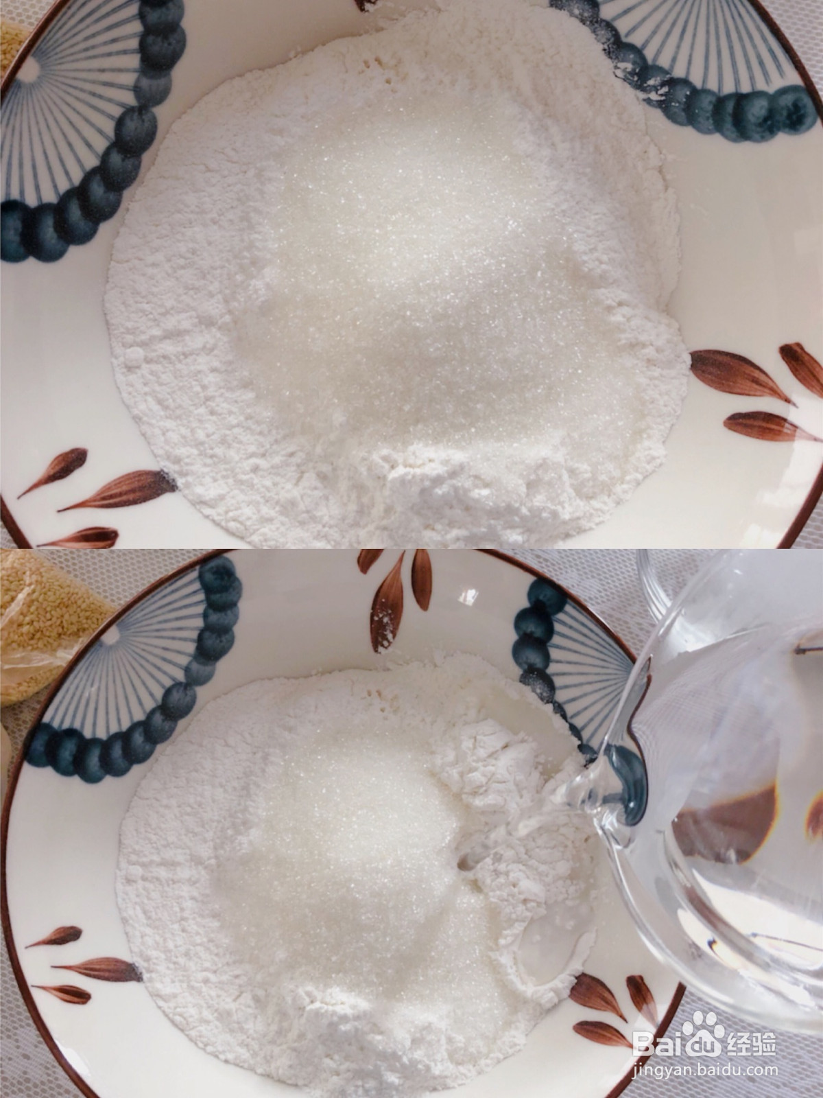 空心豆沙麻球零技巧成功的做法