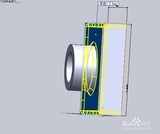 SolidWorks绘制零件图：[8]生成基体圆角
