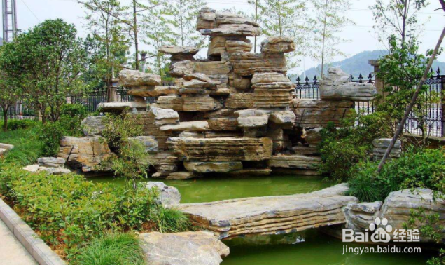 自己做假山流水喷泉方法？