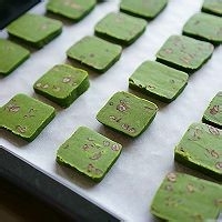 抹茶蜜豆饼干