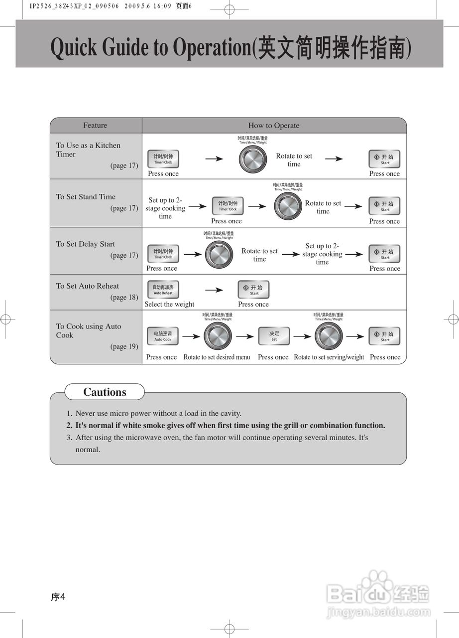 松下NN-GF558M微波炉使用说明书:[1]