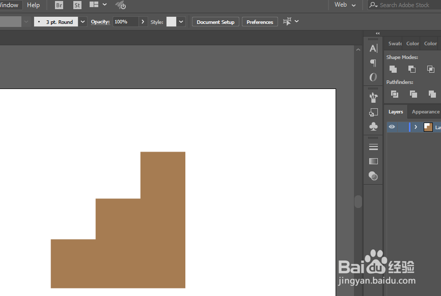 如何用ILLUSTRATOR绘制楼梯图标