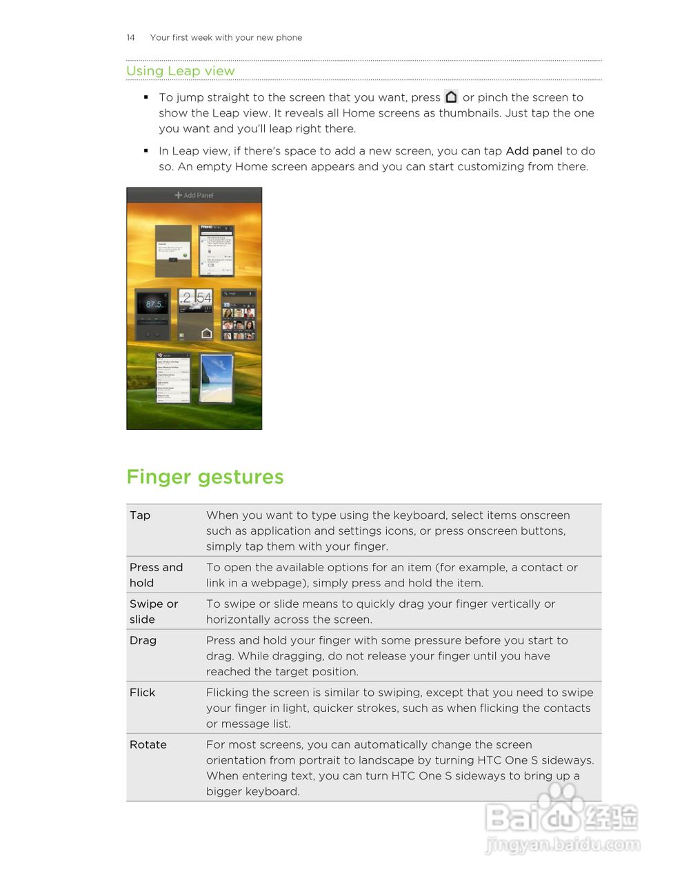 HTC(多普达) HTC One S手机说明书:[2]
