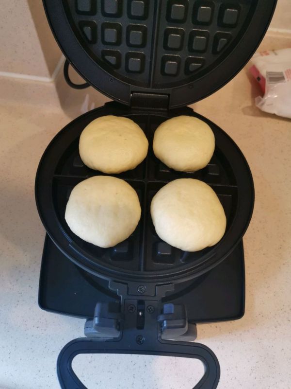 酵母版紫米华夫饼