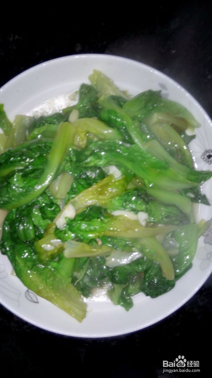 如何炒出绿油油的生菜