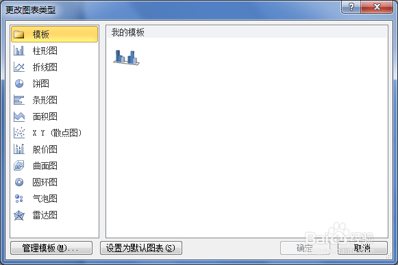 如何将图表保存为模板