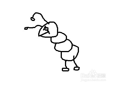 简笔画系列-怎样画蚂蚁