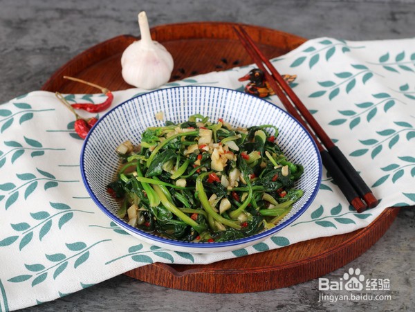 怎么做蒜蓉菠菜