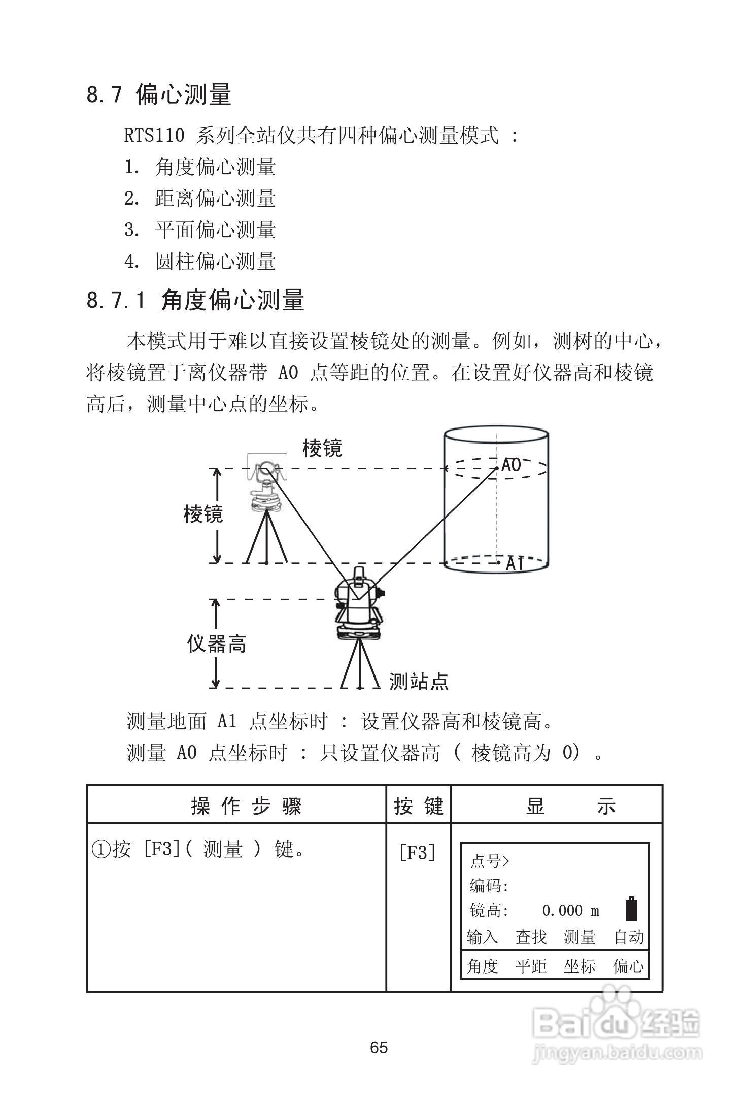 苏州一光RTS115L全站仪使用说明书:[8]
