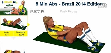 7个动作让你一个月露出马甲线