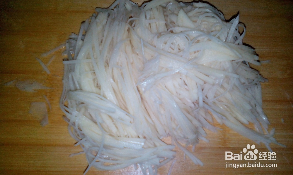 爽口开胃凉拌土豆丝的详细做法