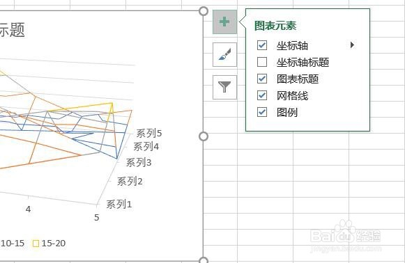 Excel2016怎么样插入三维线框曲面图呢