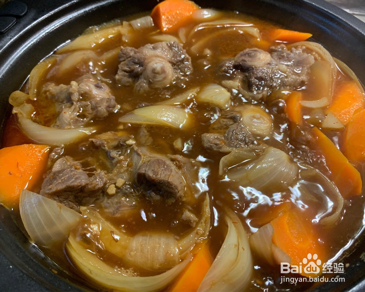 酱炖牛尾骨的做法