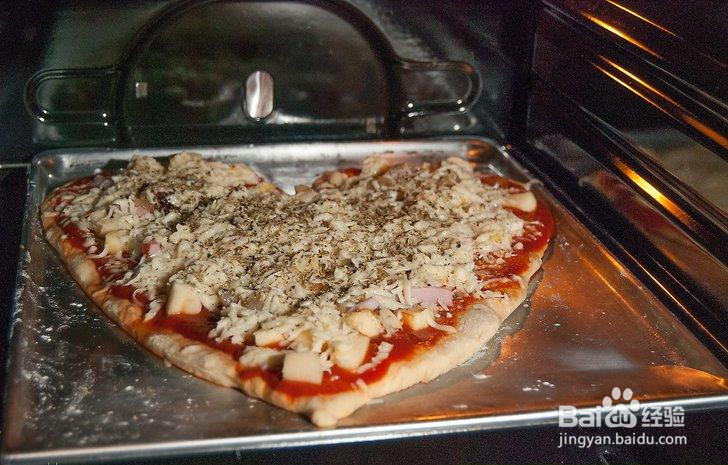 如何做心形比萨