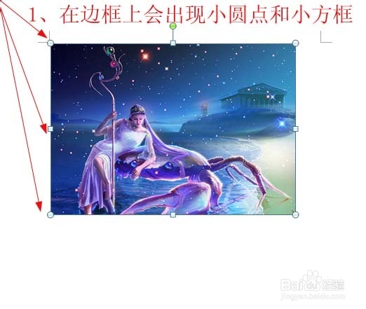 在word中调整图片的大小：[1]边框法