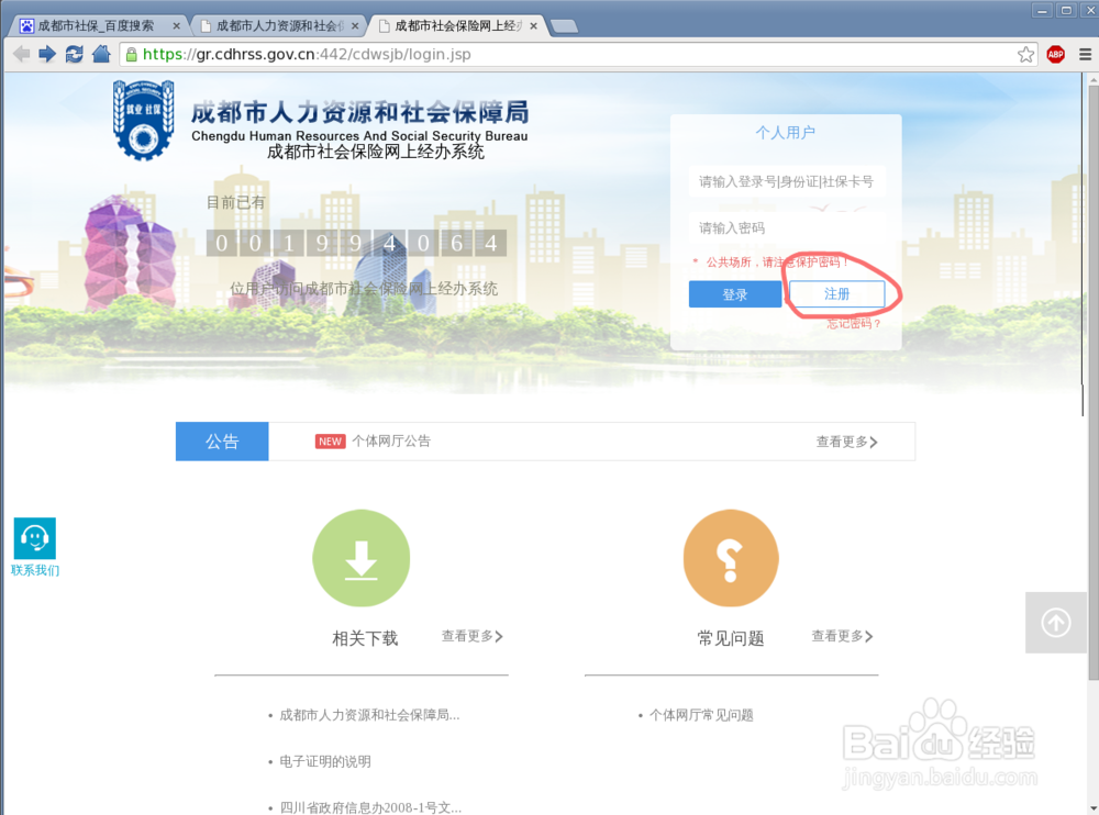 如何在网上查询社保