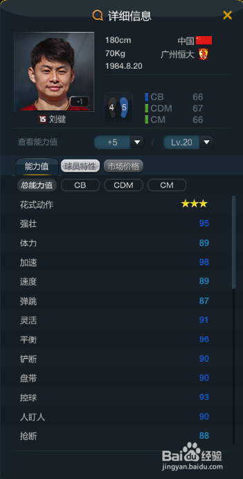 fifaol3中国队套之中后卫一览