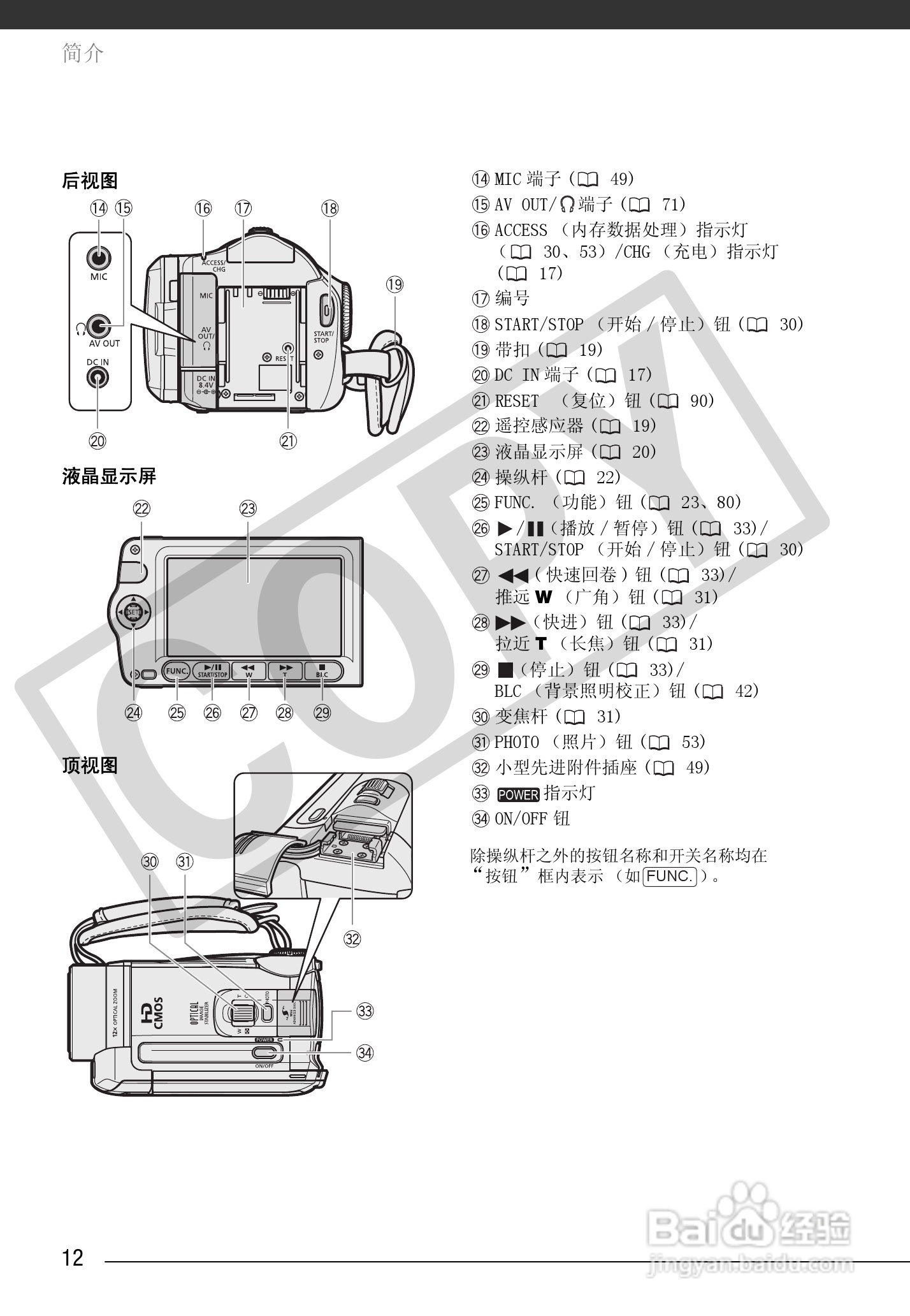 佳能HF10数码摄像机使用说明书:[2]