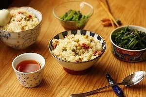 养生食补豌豆饭的做法