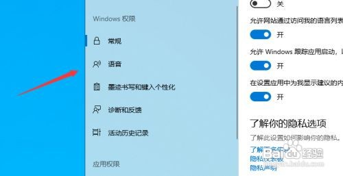 win10在线语音识别功能开启