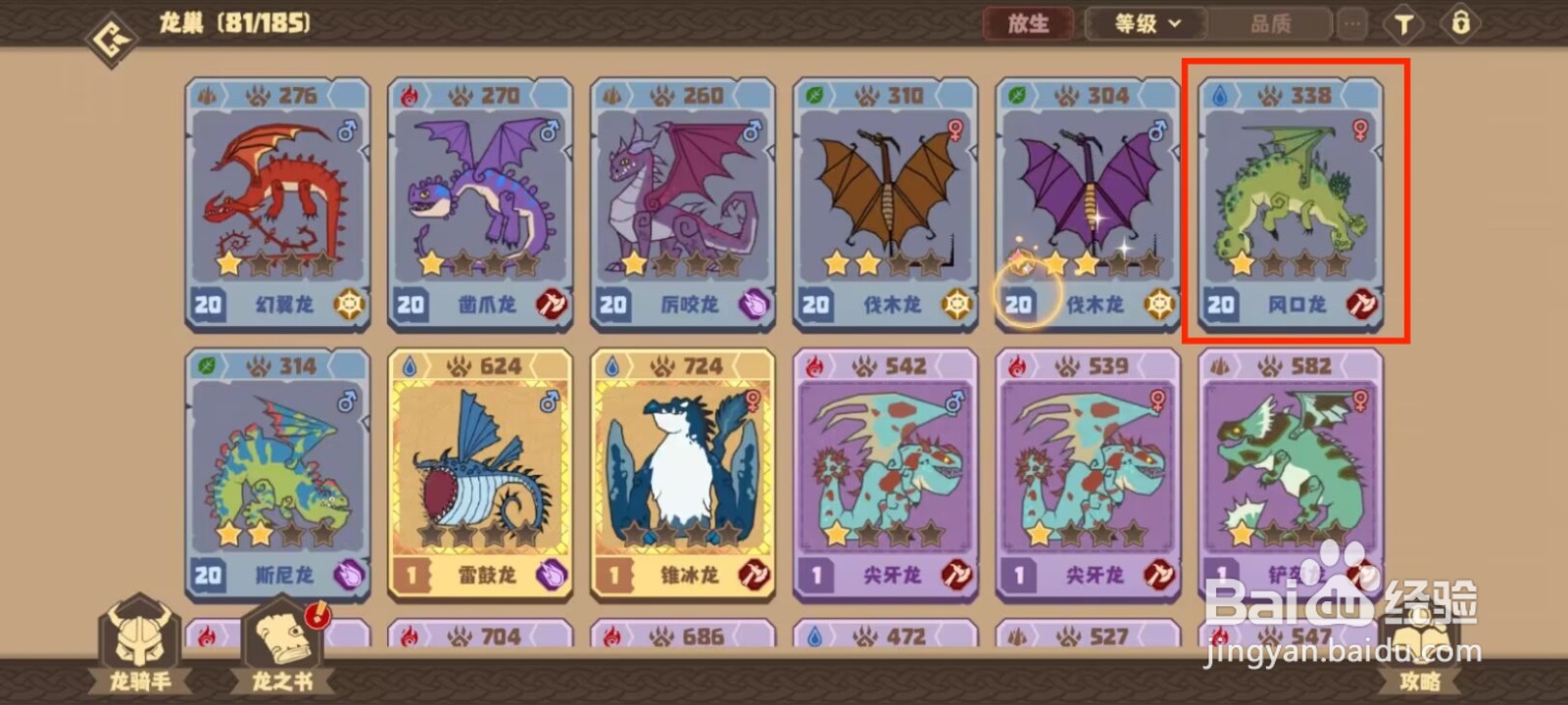 驯龙高手旅程风口龙怎么穿戴珍宝？