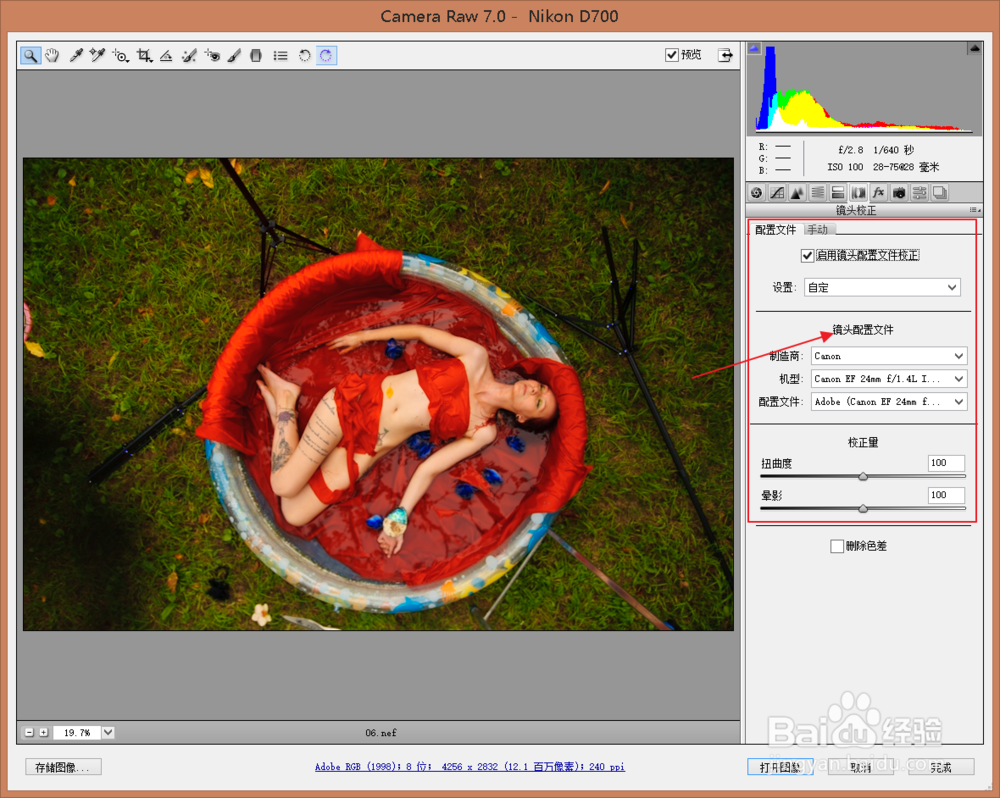 摄影后期如何进行镜头及相机校正?