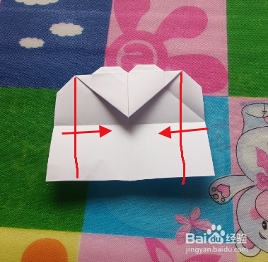 手工折纸之心形信封的折法